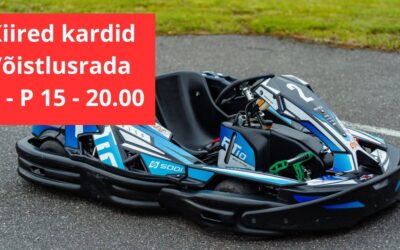 Võistluskardirada kiiremate hobikartidega avatud L ja P 15-20!